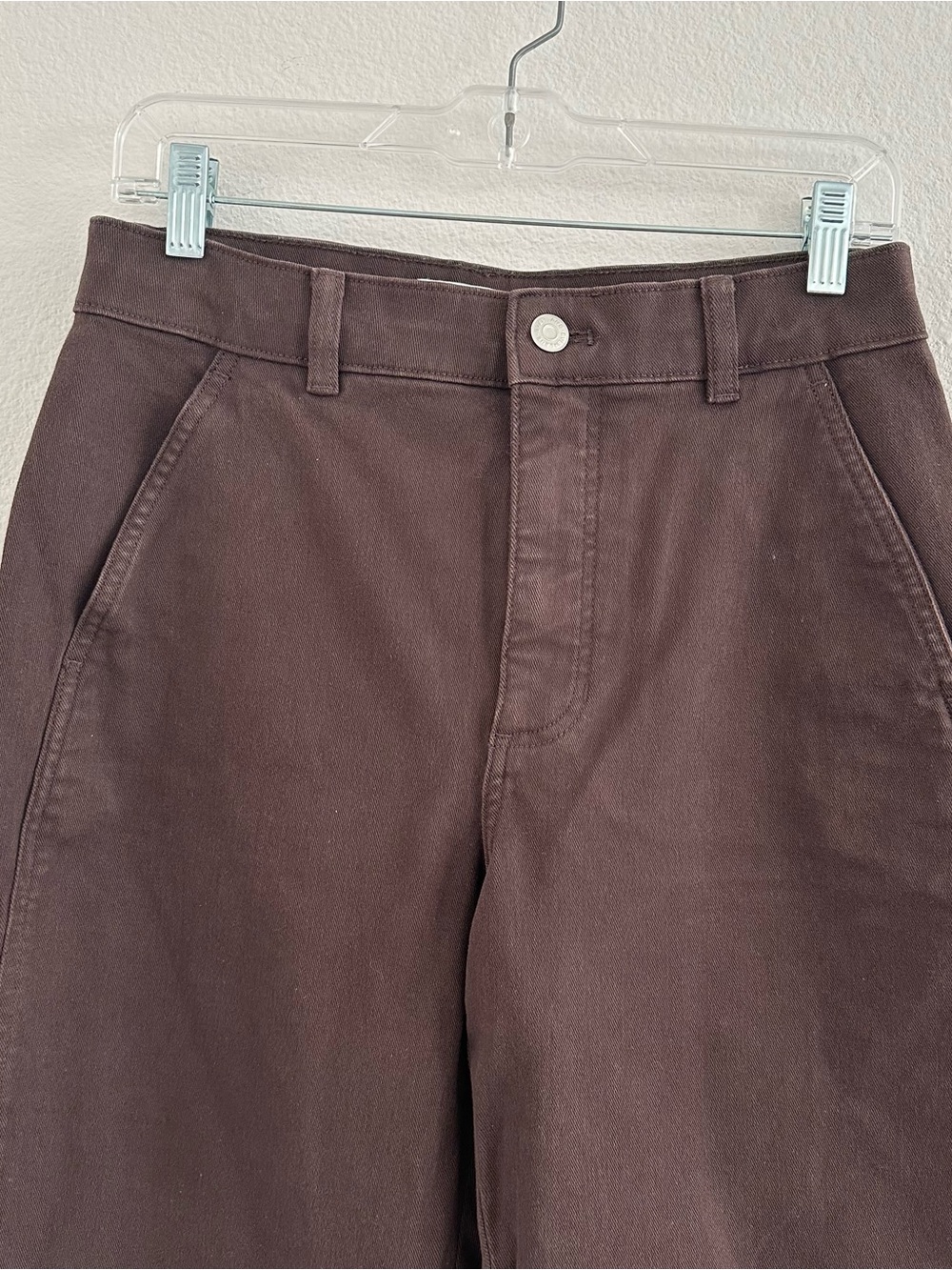 Everlane The Utility Barrel Pant in Dark Chocolate Size: 6, NWOT - Picture 4 of 13